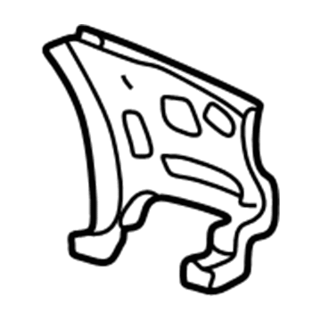 Lincoln XW4Z-17D942-AA Bracket - Bumper Mounting