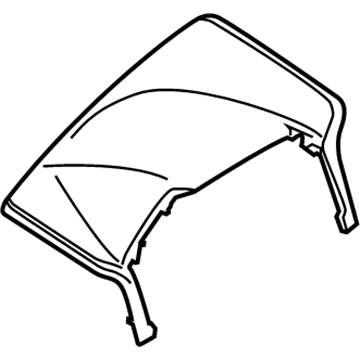 FL3Z-15044D70-AE Ford End Panel, Driver Side Illustration 1 of 1