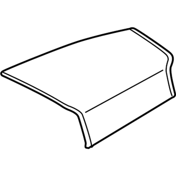 FL3Z-15044F58-BB Ford End Panel, Passenger Side Illustration 1 of 1