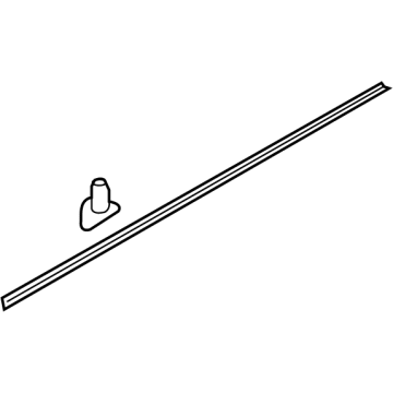 Ford FL3Z-1620758-B Weatherstrip - Door Lower