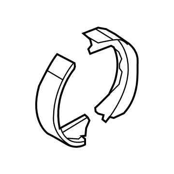 Ford 8C2Z-2648-A Kit - Brake Shoe And Lining