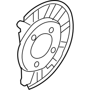 Ford 8C2Z-2390-A Shield - Brake Disc Splash