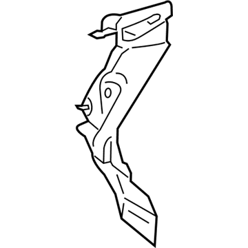 Ford DS7Z-5445114-B Trough - Luggage Compartment Drain