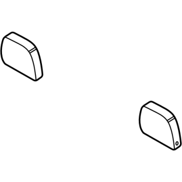 Ford M1PZ-78611A08-BG Headrest - Cover And Pad