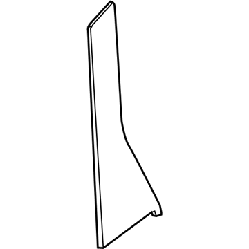 Lincoln FA1Z-58255A34-AF Moulding - Door Window Frame