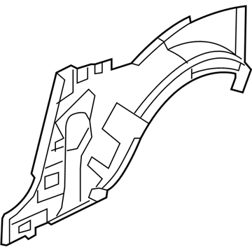 Ford 5R3Z-7627790-AA Panel And Wheelhouse - Quarter Inner