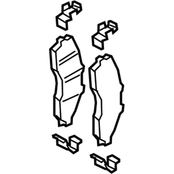 Ford DC3Z-2200-E Pad - Brake