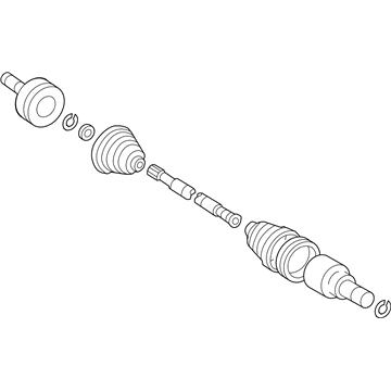 Mercury 6F9Z-4K138-A Shaft Assembly
