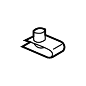 Ford -N805889-S100 Window Regulator Retainer Nut -N805889-S100 Ford Window Regulator Retainer Nut Illustration 1 of 1