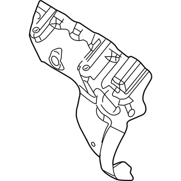 Lincoln GB5Z-9Y427-A Shield - Exhaust Manifold Heat