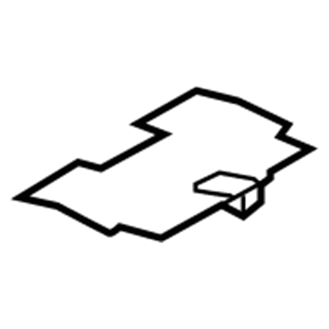 Ford AE5Z-54045G34-BA Storage Compart Mat AE5Z-54045G34-BA Ford Storage Compart Mat Illustration 1 of 1