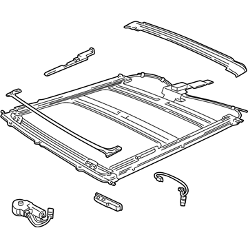 Lincoln 1L3Z-16502C22-AB Rail Assembly - Roof