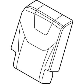 Ford FT4Z-5866600-AC Cover Assembly - Rear Seat Back