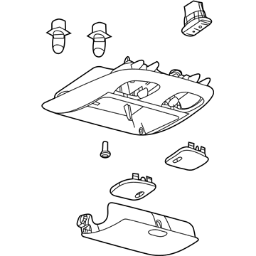 Mercury 9N7Z-54519A70-AB Console Assembly - Overhead
