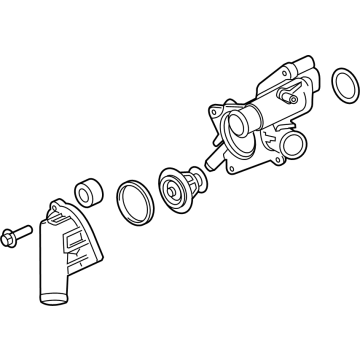 Ford ML3Z-8A586-C Connection Water Outlet