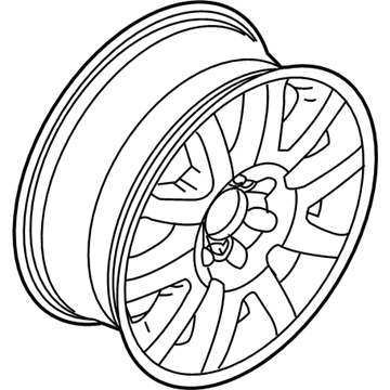 Ford 9L3Z-1007-G Wheel Assembly