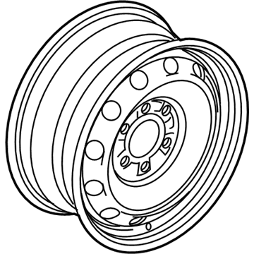Ford 2L7Z-1015-BA Wheel Assembly