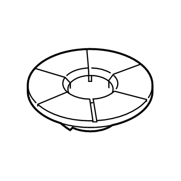 Lincoln LB5Z-5586-C Antisqueak - Rear Spring
