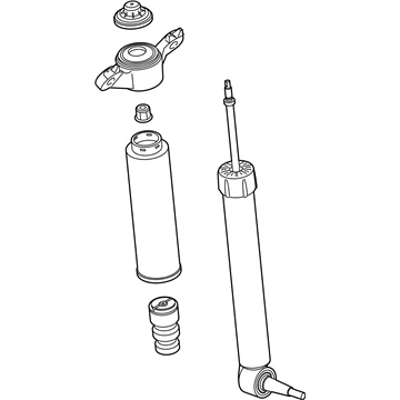 Lincoln LC5Z-18125-AF Shock Absorber Assembly