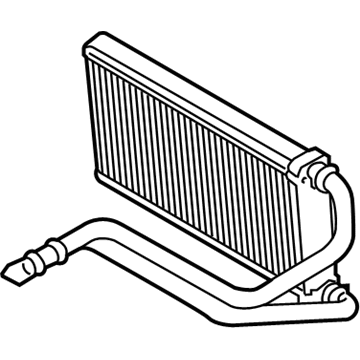 Ford LX6Z-18476-A Radiator And Seal Assembly - Heater