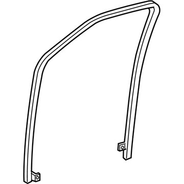 Mercury 8L2Z-7821596-AA Run - Door Glass