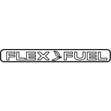 Ford F1EZ-9942528-D Name Plate