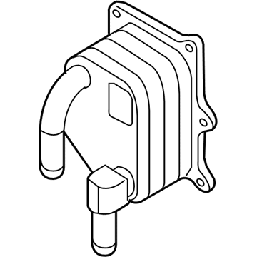Ford 8A8Z-6A642-A Oil Cooler Assembly