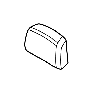 Ford NL3Z-18610A62-UB Cover - Headrest - Roll Type