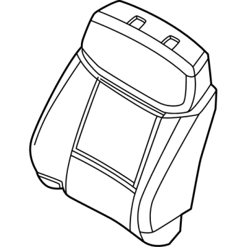 Ford SL3Z-1564417-LA Cover Assembly - Seat Back SL3Z-1564417-LA Ford Cover Assembly - Seat Back Illustration 1 of 1