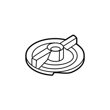 Ford MB6Z-1424-B Plate - Mounting MB6Z-1424-B Ford Plate - Mounting Illustration 1 of 1