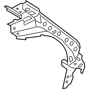 Lincoln EJ7Z-7841058-A Reinforcement - "D" Pillar