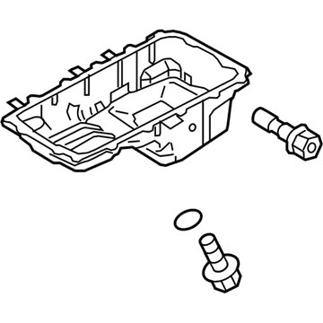 Ford BR3Z-6675-A Pan Assembly - Engine Oil