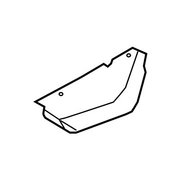 Ford AE8Z-6775-A Air Shield, Front AE8Z-6775-A Ford Air Shield, Front Illustration 1 of 1