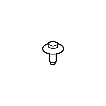 Ford -W713533-S307 Radiator Support Bolt -W713533-S307 Ford Radiator Support Bolt Illustration 1 of 1