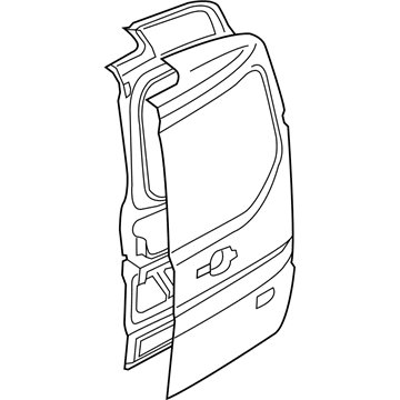Ford DT1Z-6140010-AM Door Assembly - Rear