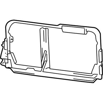 Ford 4C7Z-78613A39-AA Frame - Rear Seat Back