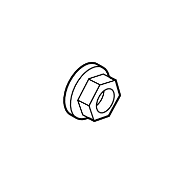 Ford -W711953-S900 Nut And Washer Assembly - Hex.