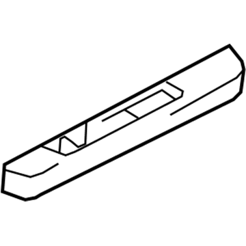 Ford 7L1Z-7827618-AC Armrest Pad, Rear Passenger Side 7L1Z-7827618-AC Ford Armrest Pad, Rear Passenger Side Illustration 1 of 1