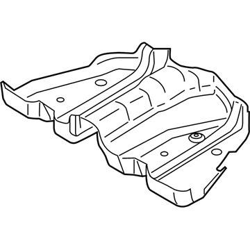 HG9Z-9B007-A Ford Heat Shield Illustration 1 of 1