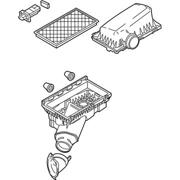 Mercury 6L2Z-9600-D Cleaner Assembly - Air
