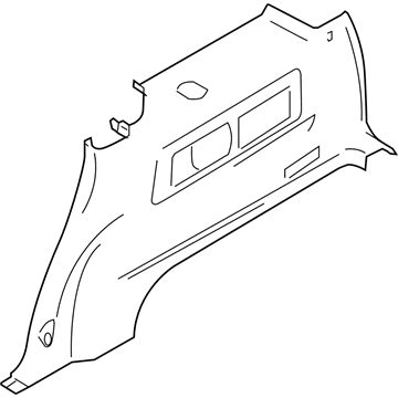 Mercury 6L2Z-7831012-AAB Trim Assembly - Quarter