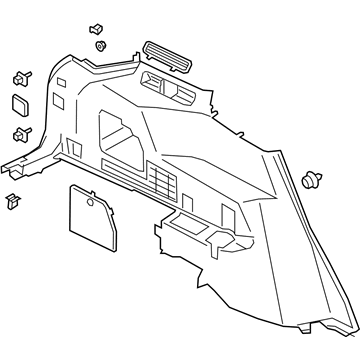 Ford LB5Z-7831013-EB Trim Assembly - Quarter