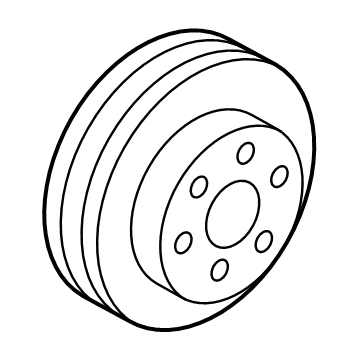 Lincoln P2GZ-6312-A Pulley - Crankshaft