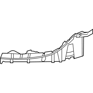 Ford BB5Z-17C972-A Bracket - Bumper Mounting