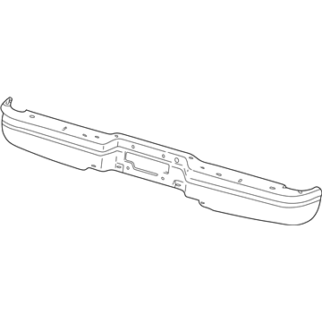 Ford 3C7Z-17906-CAA Bumper Assembly - Rear