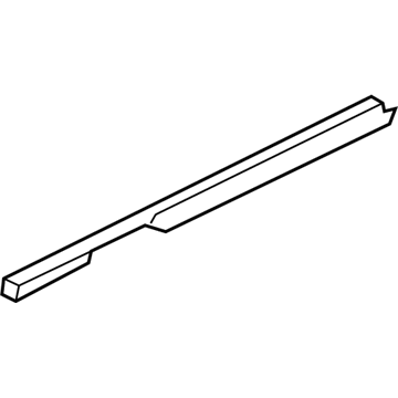 GD9Z-5421456-A Ford Belt Weatherstrip, Passenger Side Illustration 1 of 1