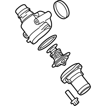 Ford BR3Z-8A586-N Connection Water Outlet