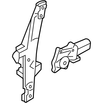 Lincoln 3W4Z-5427008-AA Regulator Assembly - Window