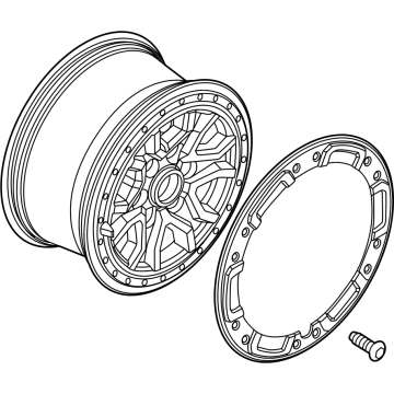 Ford N1WZ-1007-H Wheel, Alloy