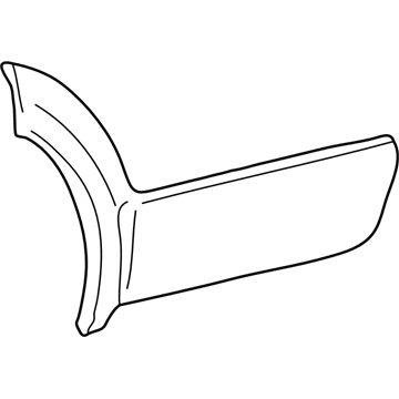 Ford 8F9Z-7425556-CAPTM Molding - Door Outside